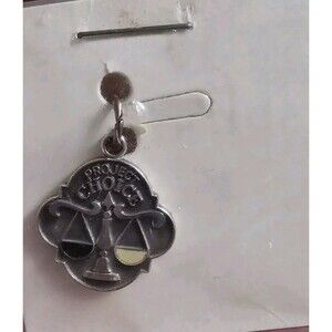 3/4" Sterling Silver Medal Project Choice Embossed Scales ABWA Torch 1980 NEW